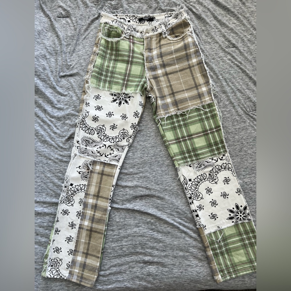 Jaded London Patchwork Pants
